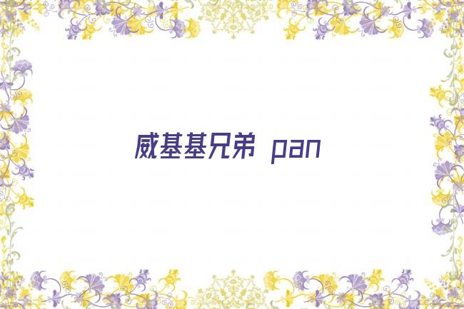 威基基兄弟 pan剧照